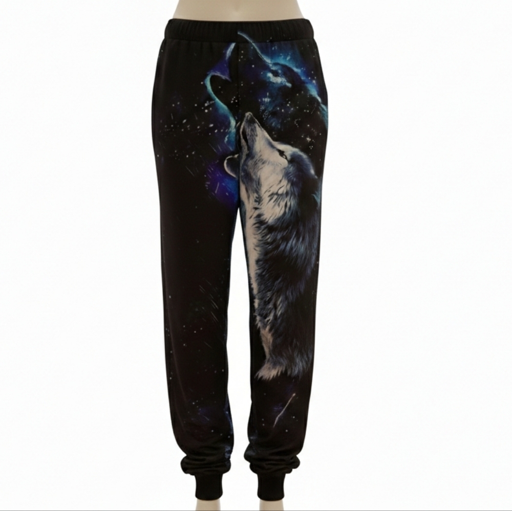 Wolf Print Joggers **2/$35**